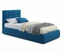 Купить мягкая кровать selesta 900 синяя с подъем.механизмом с матрасом promo b cocos | ZEPPELIN MOBILI