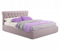 Купить мягкая кровать ameli 1800 лиловая с подъемным механизмом | МебельСТОК