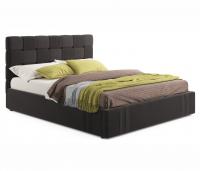 Купить мягкая кровать tiffany 1600 шоколад с подъемным механизмом | МебельСТОК