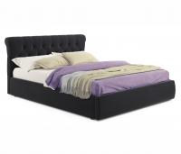 Купить мягкая кровать ameli 1600 темная с подъемным механизмом | МебельСТОК