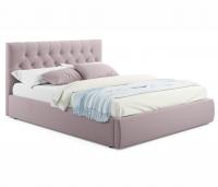Купить мягкая кровать verona 1800 лиловая с ортопедическим основанием | МебельСТОК