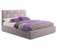 Купить мягкая кровать tiffany 1600 лиловая с подъемным механизмом с матрасом гост | МебельСТОК