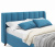 Купить мягкая кровать betsi 1600 синяя с подъемным механизмом и матрасом promo b cocos | ZEPPELIN MOBILI