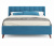 Купить мягкая кровать betsi 1600 синяя с подъемным механизмом и матрасом гост | ZEPPELIN MOBILI