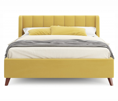 Купить мягкая кровать betsi 1600 желтая с подъемным механизмом и матрасом гост | ZEPPELIN MOBILI