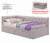 Купить односпальная кровать-тахта afelia с ящиками 900 лиловая с ортопедическим основанием | МебельСТОК