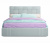 Купить мягкая кровать tiffany 1600 мята пастель с ортопедическим основанием с матрасом promo b cocos | МебельСТОК