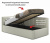 Купить односпальная кровать-тахта bonna 900 беж ткань с подъемным механизмом и матрасом гост | ZEPPELIN MOBILI