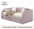 Купить мягкая кровать elda 900 лиловая с ортопедическим основанием | МебельСТОК