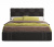 Купить мягкая кровать tiffany 1600 шоколад с подъемным механизмом с матрасом астра | МебельСТОК