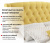 Купить мягкая кровать "stefani" 1400 желтая с ортопед. основанием с матрасом promo b cocos | ZEPPELIN MOBILI