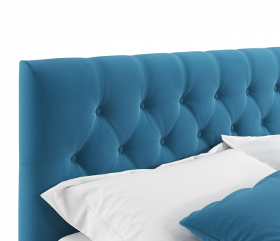 Купить мягкая кровать verona 1800 синяя с подъемным механизмом | МебельСТОК