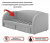 Купить мягкая кровать elda 900 темная с ортопедическим основанием | МебельСТОК