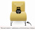 Мягкое дизайнерское кресло Pati желтый