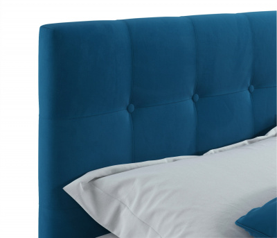 Купить мягкая кровать selesta 1200 синяя с ортопед.основанием с матрасом астра | ZEPPELIN MOBILI