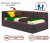 Купить односпальная кровать-тахта bonna 900 шоколад с подъемным механизмом и матрасом астра | МебельСТОК