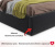 Купить мягкая кровать "stefani" 1600 темная с подъемным механизмом | ZEPPELIN MOBILI