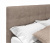Купить мягкая кровать selesta 1200 кожа латте с ортопедическим основанием | МебельСТОК