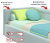 Купить односпальная кровать-тахта bonna 900 мята пастель ортопед.основание с матрасом гост | МебельСТОК
