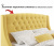 Купить мягкая кровать "stefani" 1400 желтая с подъемным механизмом с орт.матрасом promo b cocos | ZEPPELIN MOBILI
