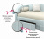 Купить мягкая кровать elda 900 мята пастель с ортопедическим основанием | МебельСТОК