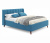 Купить мягкая кровать betsi 1600 синяя с подъемным механизмом и матрасом гост | ZEPPELIN MOBILI