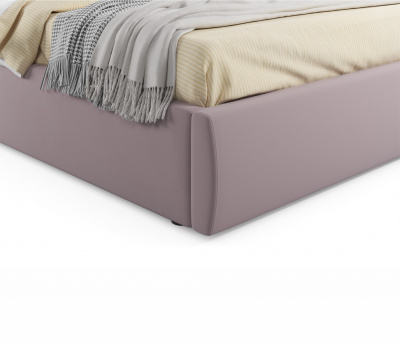 Купить мягкая кровать verona 1600 лиловая с ортопедическим основанием | МебельСТОК