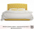 Купить мягкая кровать "stefani" 1400 желтая с подъемным механизмом с орт.матрасом астра | ZEPPELIN MOBILI