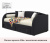 Купить мягкая кровать elda 900 темная с ортопедическим основанием | МебельСТОК