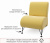 Мягкое дизайнерское кресло Pati желтый