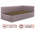 Купить мягкая кровать milena с бортиком 900 лиловая с подъемным механизмом | МебельСТОК
