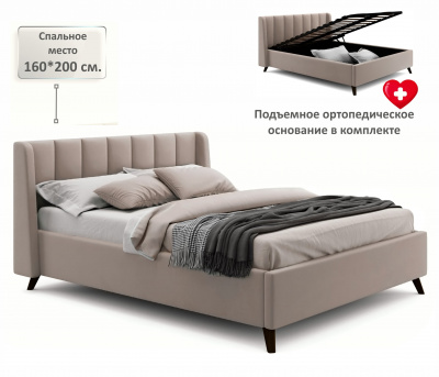 Купить мягкая кровать betsi 1600 мокко с подъемным механизмом | ZEPPELIN MOBILI