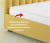 Купить мягкая кровать milena 900 желтая с подъемным механизмом и матрасом гост | МебельСТОК